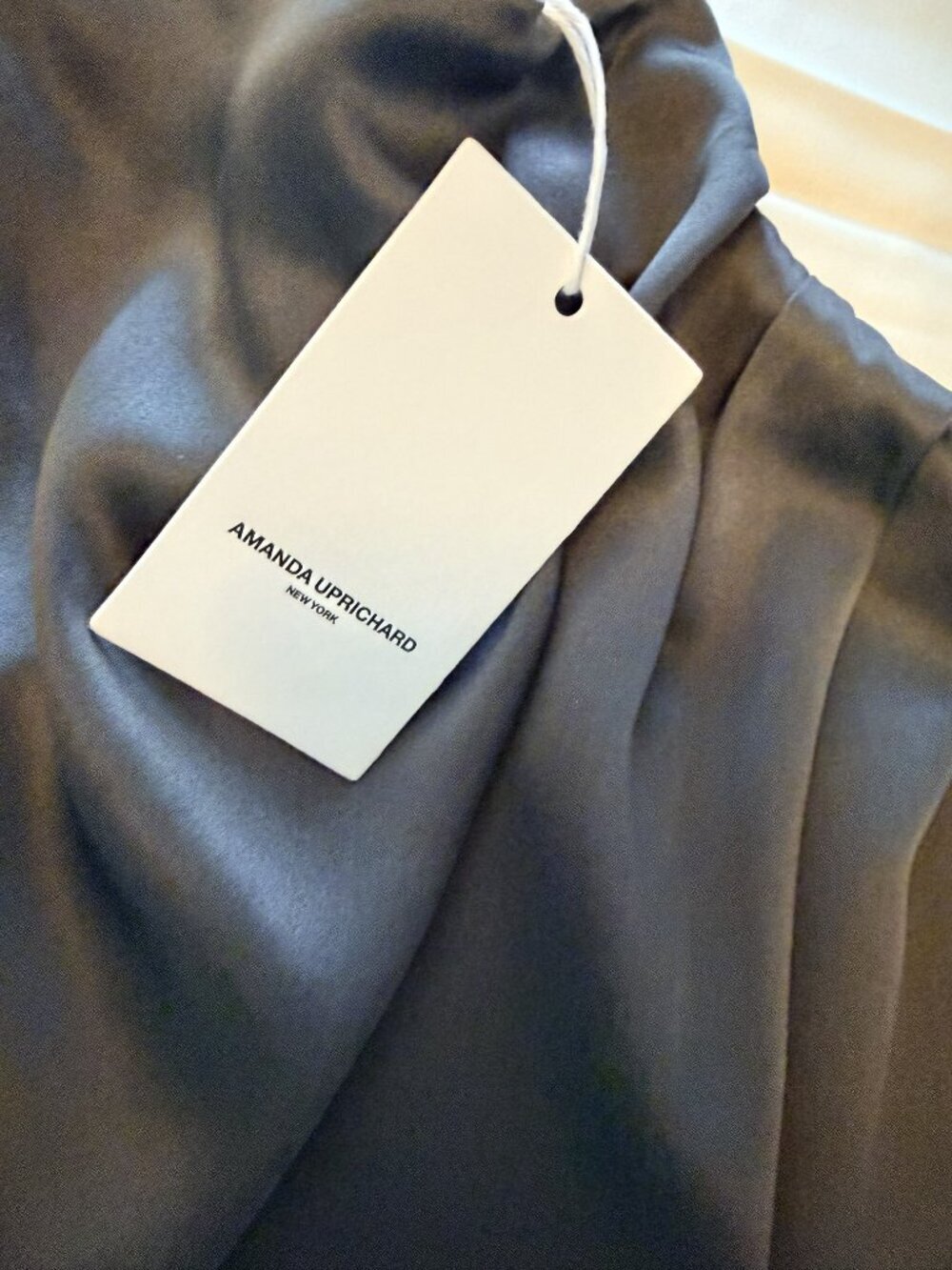 Autumn Wedding Guest Dress Amanda Uprichard 100% Silk Small - Picture 11 of 12